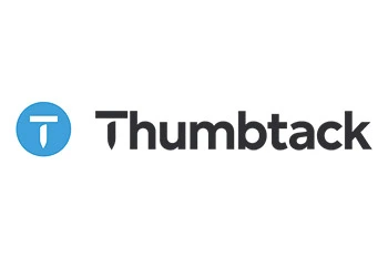 Thumbtack.com logo.